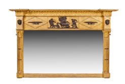 11250 - Exceptional Early 19th Century Regency Gilt Overmantel Mirror