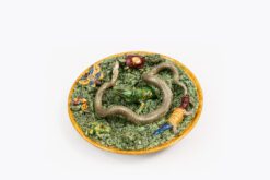 11272 - Portuguese Majolica Palissy Charger Plate