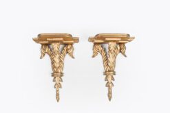 10382 - Early 19th Century William IV Pair of Giltwood Wall Brackets