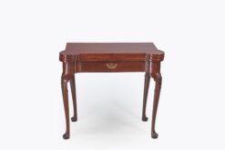11287 - Late 18th Century Mahogany Triple Top Fold Over Card Table