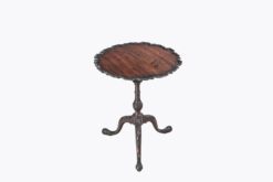 11335 - 19th Century Mahogany Tip Up Occasional Table with Circular Piecrust Top