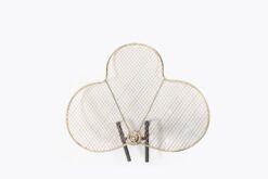 11345 - 19th Century Brass Trefoil Spark Guard