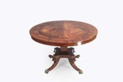 11373 - 19th Century William IV Mahogany Circular Tip-up Centre Table