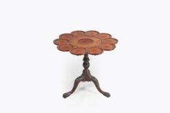 11377 - 19th Century George III Scalloped Mahogany Occasional Tip-up Table