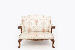 11044 - Late 18th Century Carved Walnut Settee