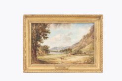 11524 - 19th century oil on canvas landscape painting by Alfred Vickers