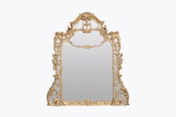 11191 - 18th Century George II Rococo gilt overmantle mirror